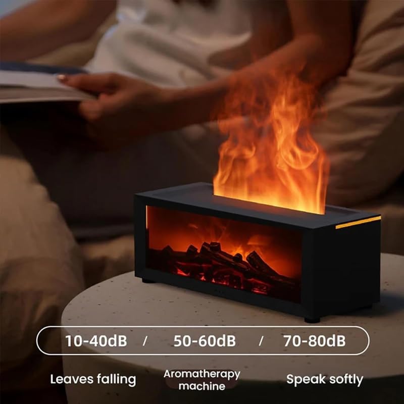 Difusor aromático eléctrico Fireplace Flame Oil Aroma Diffuser miniatura 6