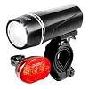 BV Bike Lights, Super Bright with 5 LED Bike Headlight & 3 LED Rear, Bike Lights for Night Riding with Quick-Release, Waterproof Bicycle Light Set, Bike Accessories, Bicycle Accessories, Flashlight