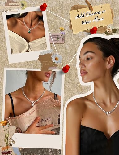 Collier avec fermoir toggle facile à mettre pour chaîne empilable - 4
