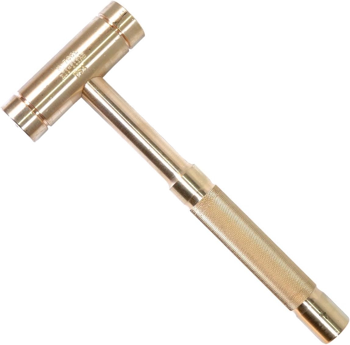 K Tool International HAMMER BRASS 48OZ. 1-1/4IN. HEAD DIAMETER