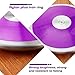 Wettarn 2pcs 1 kg Discus, Man Women Discus Track and Field Discuses Track and Field Equipment (Purple)