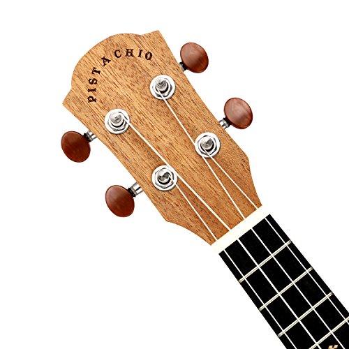 PISTACHIO Ukulele Soprano Professionnel Epicéa Acajou 21 pouces Guitare Quatre Cordes Avec Accordeur Sangle Cordes et… - Les Beatles, Paul McCartney, John Lennon, RIngo Starr, George Harrison PISTACHIO Ukulele Soprano Professionnel Epicéa Acajou 21 pouces Guitare Quatre Cordes Avec Accordeur Sangle Cordes et… – Image 5