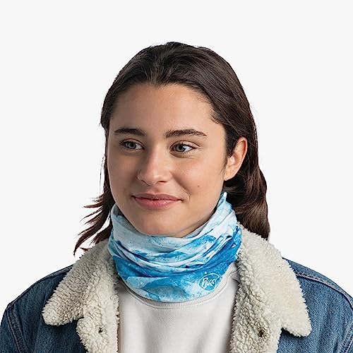 BUFF Original EcoStretch Neck Gaiter, UPF 50 Sun Protection, Breathable, Versatile, Quick Dry Face Mask, L_Sea Turquoise, Adult Size