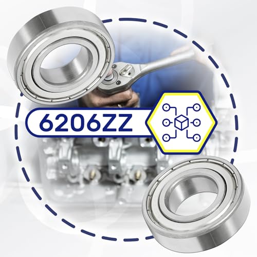 Kugellager Universal 6206ZZ für den Motor mit Größe 30x62x16 mm - MONTERAL