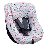 JYOKO Kids Bezug kompatibel mit Joie Spin 360, Nuna Rebl, aus Baumwolle (Dino Party) – Ansicht 3
