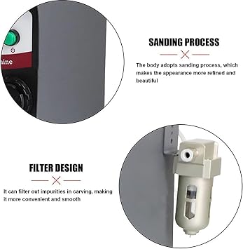 ZIJINGY Single-Head Pneumatic Impact Engraving Machine Engraver Hand Stone Setting Tools for Jewelry Making