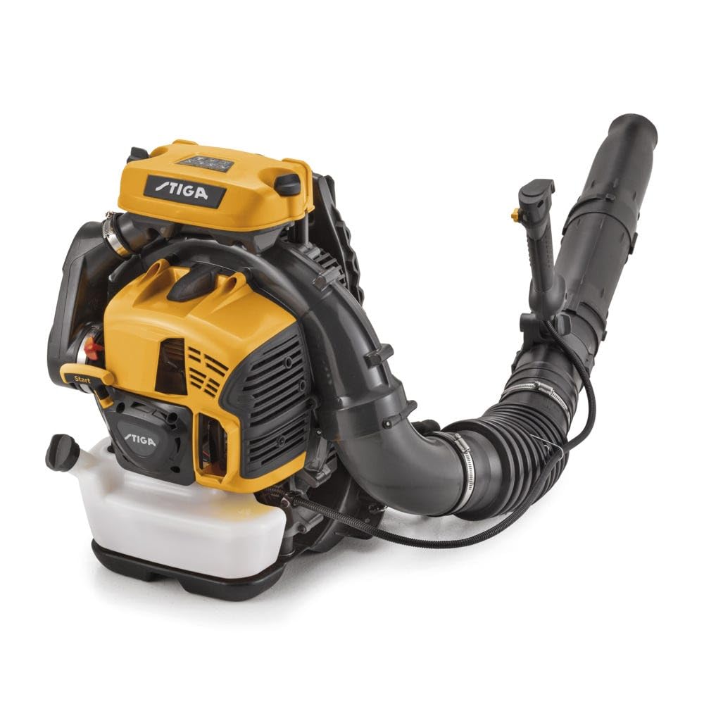 STIGA BL 980 R Soplador Dorsal, 75,6 cm³ – 3,1 KW, Flujo de Aire 25 m³/min – Easy Start, VCS – Trabajos exigentes, Grandes Superficies