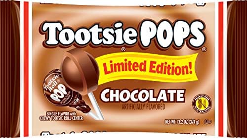 Tootsie Roll Pops Chocolate Flavor Limited Edition, 13.2oz Bag
