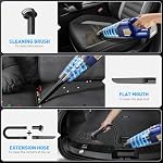 Handheld Vacuum Cordless, 15000PA Powerful Suction Car Vacuum Cleaner Lightweight with Multi Accessories, Hand held Vacuum Cleaner Dust Busters Cordless Rechargeable for Car Home