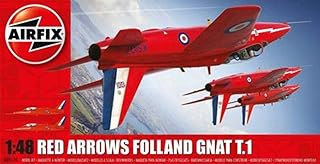 Airfix Red Arrows Gnat 1:48 Plastic Model Kit