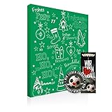 Fairtrade-zertifiziert Bremen SV Werder Premium Adventskalender gefüllt inkl. Poster + gratis Lesezeichen & Aufkleber Wir lieben Fussball