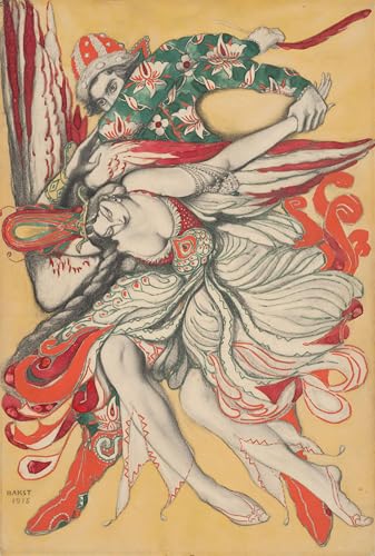 Impression de Qualité Poster Leon Bakst l'Oiseau de Feu Tableau Toile