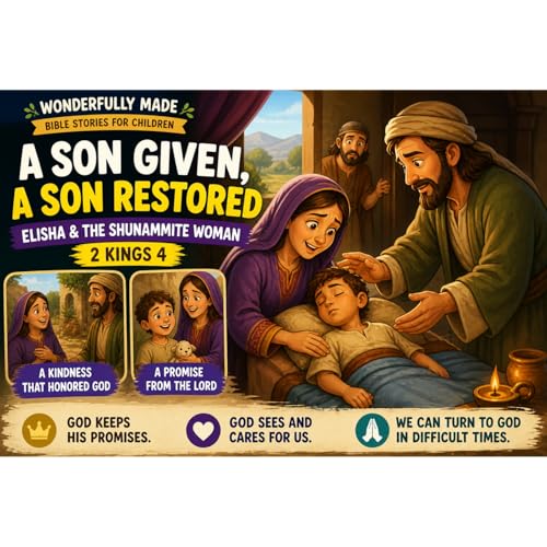 A Son Given, A Son Restored | Elisha & the Shunammite Woman (2 Kings 4) | Bible Story for Kids
