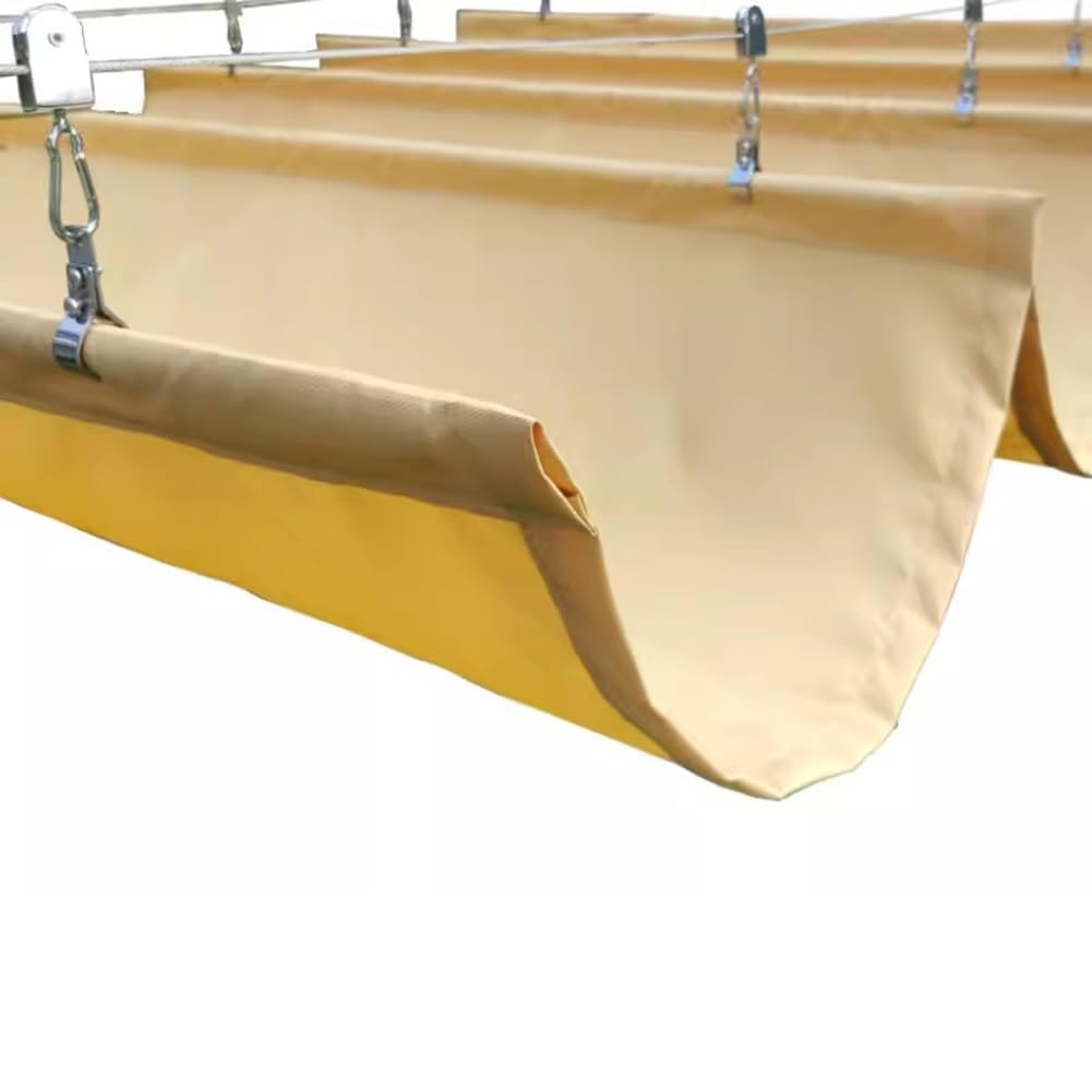 Kit de rechange pour pergola jaune pour ombrager et protéger votre terrasse ou porche du soleil