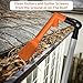 Longtor 12.9FT Gutter Cleaning Tools from Ground – Aluminum Extension Pole with Bendable Brush, Deep Scoop & Swivel Head, Telescopic Roof Cleaner for Gutters/RV/Home, No Ladder Required