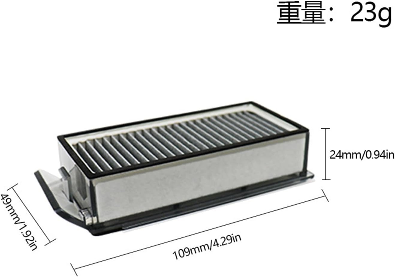 8 Piece Hepa Filter, Compatible for Dreame X50 Ultra, Robot Vacuum Cleaner Accessories Spare Parts