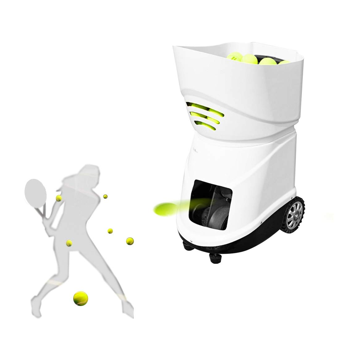 Buy Stoge Portable Tennis Ball Machine—APP Control Count—5 Out Modes—29