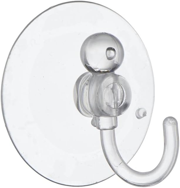 Star Pack 3 Suction Hook Clear Plastic 45MM