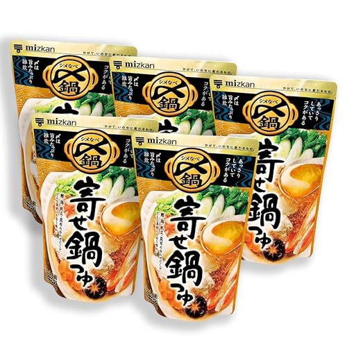 【みのる商事】ミツカン 〆まで美味しい (寄せ鍋つゆ 750g×5個)のサムネイル