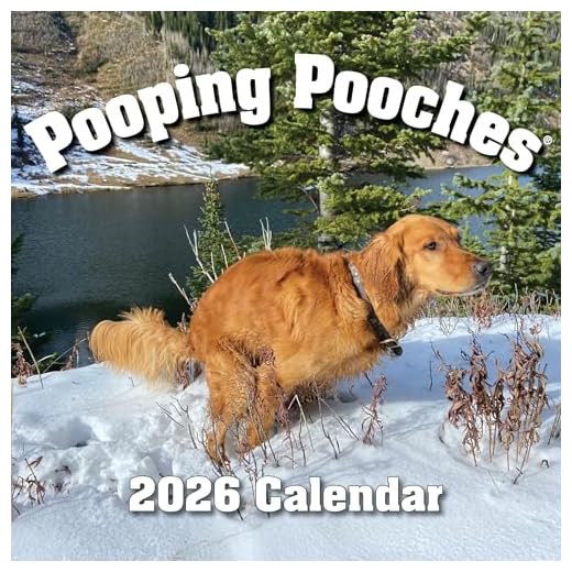 2022 Pooping Pooches White Elephant Gag Gift Calendar
