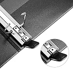 Amazon Basics 12.7 cm Binder, Heavy Duty, 3 Ring, Customizable View, D-Ring, 2-Pack, Black