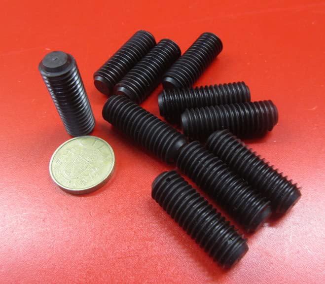 Black Nylon 6/6 Fully Threaded Rod RH 1/2"-13 x 1.50 Length 30 Pcs.