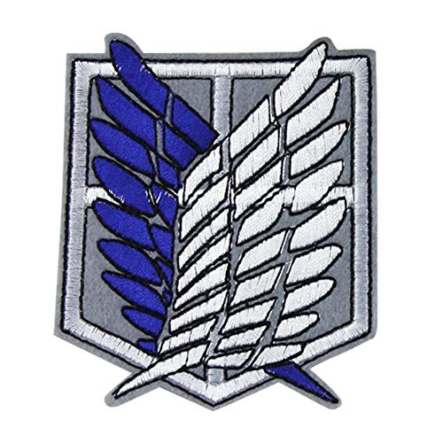 Parche bordado de ataque en titán  diseño de anime Shingeki no Kyojin