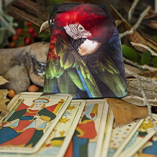 5 Pcs Jóias Sacos Com Cordão | Boljóias com cordão com padrão animal - Saco cartas tarô para dados,