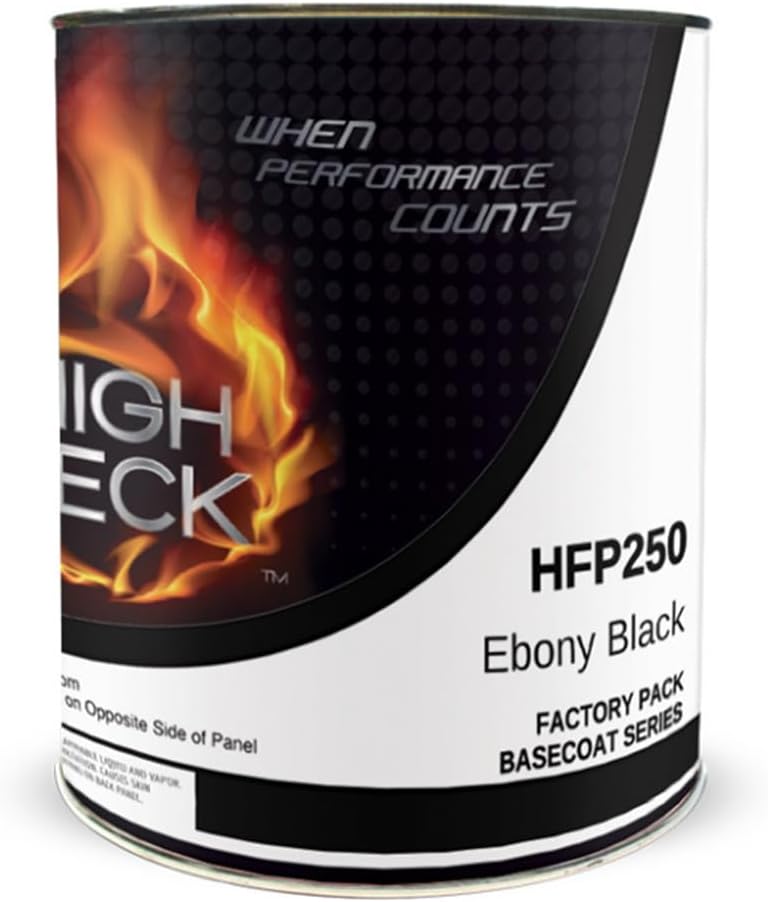 High Teck Products HFP250-1 Series HFP National Rule Urethane Basecoat, 1 gal, Black, 6.8 lb/gal VOC