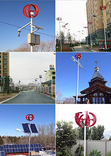 Éolienne verticale blanche Maglev 5000W haute efficacité pour toit - 4