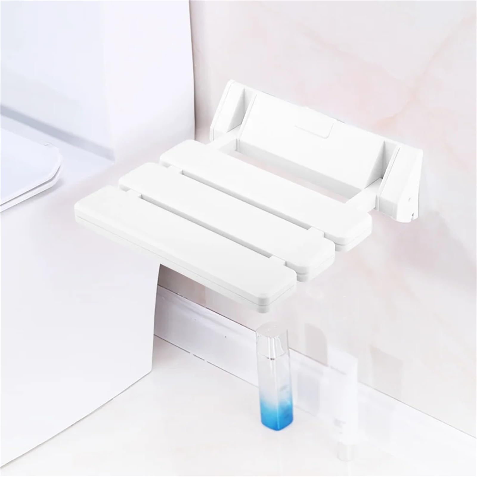 Asiento Ducha Pared Montada Silla Plegable for Asiento de Ducha | Con soporte plegable for taburete que ahorra espacio montado en la pared