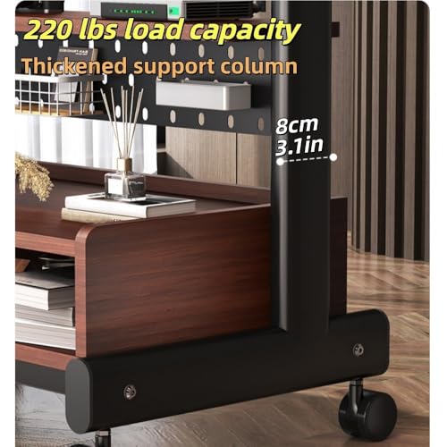 Soporte móvil para TV de 43 a 86 pulgadas con ruedas miniatura 3