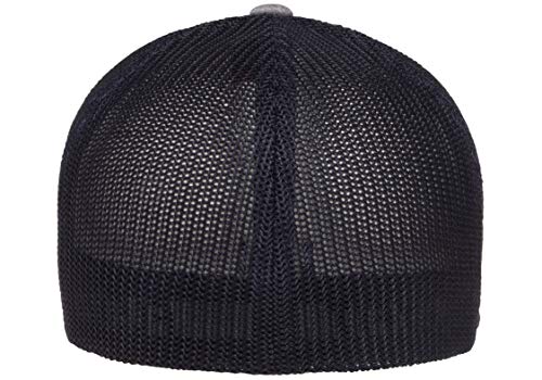 Casquette Flexfit 110 Mesh de haute qualité au design épuré noir - 3
