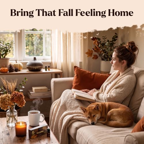 Image of Lagunamoon Fall Essential Oils Set for Diffuser for Home 6 x 10ml