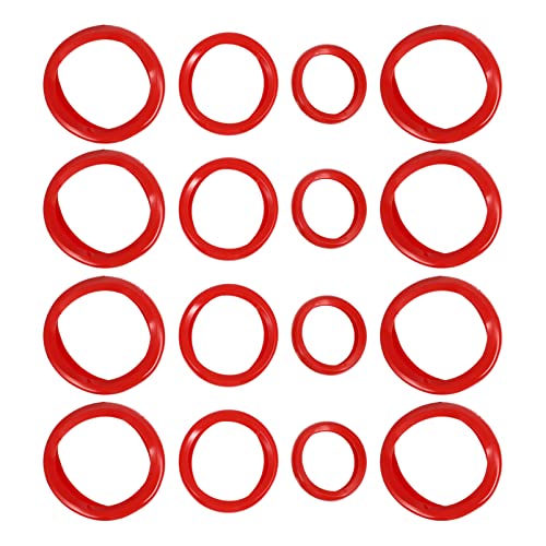 INOOMP Detachable Dumbbell Covers Non-Slip Barbell Protectors 16pcs Washable Dumbbell Sleeves for Fitness Enthusiasts