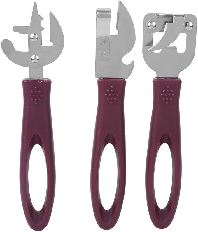 Manual Side Cut Can Opener Set Stainless Steel Can Bottle