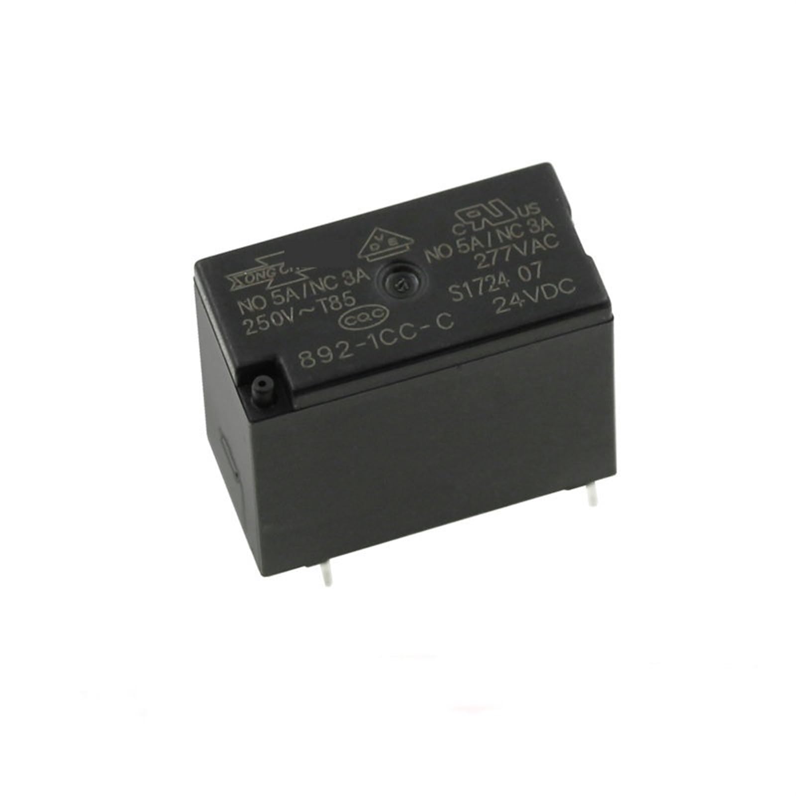 Relés electromecánicos 892-1CC-C 24VDC conmutadores de 5 amperios 7