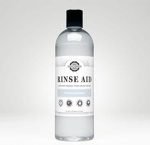 Rustic Strength Non Toxic Rinse Aid for Automatic Dishwashers, Unscented,