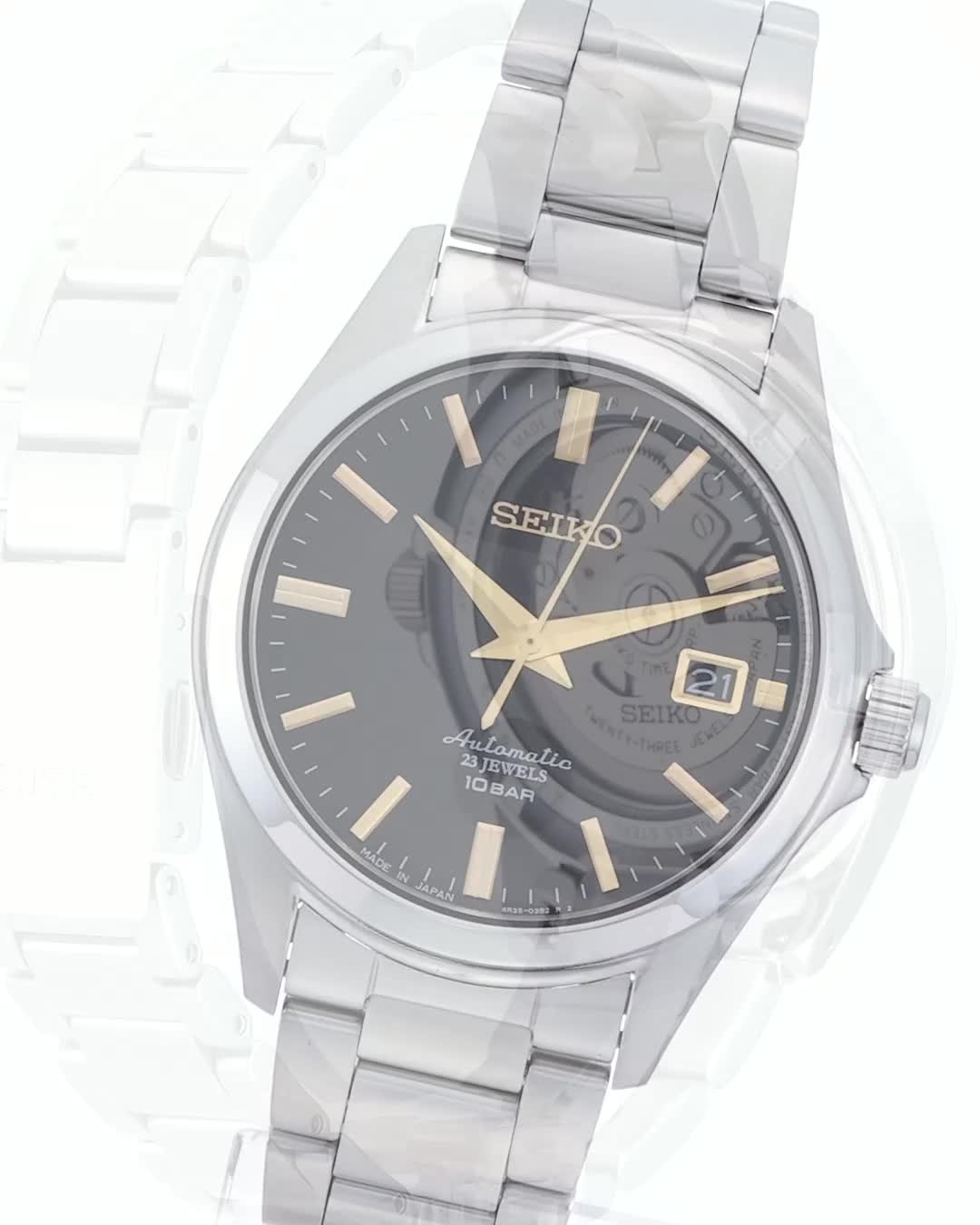 SEIKO 自動巻き時計 グレー Amazon.co.jp: [セイコーウォッチ] 自動巻き腕時計 セイコー