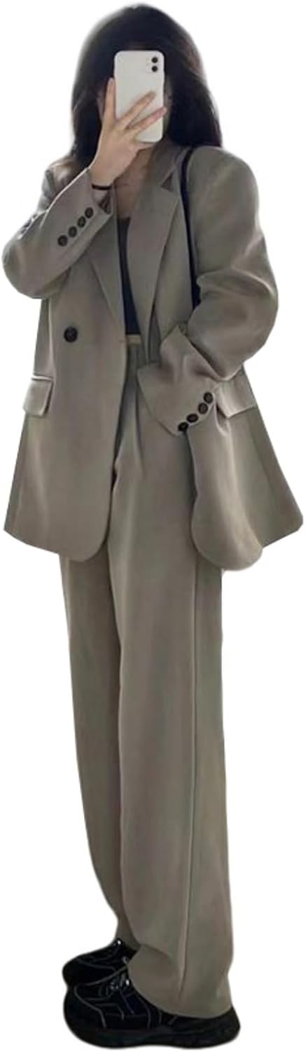 [ロングペン] ジャケット 2点セット レディース スーツセット ズボン テーラード コート トップス 上着 フォーマル オフィス