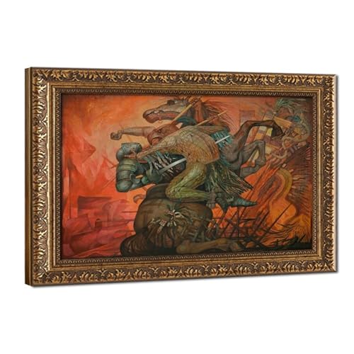 Impression sur toile Fusion of Two Cultures grand cadre à suspendre