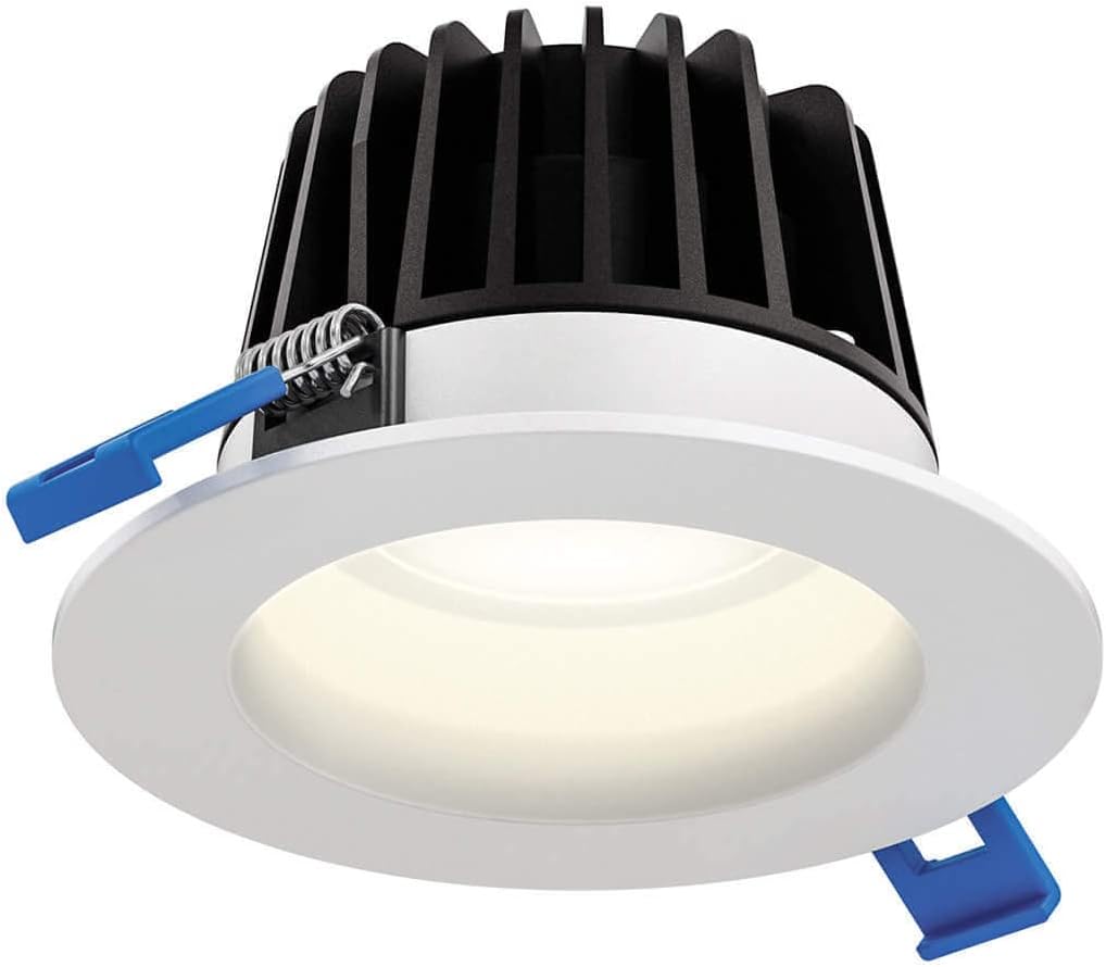 Element 6 Inch Round Indoor/Outdoor Regressed Down Light (White)