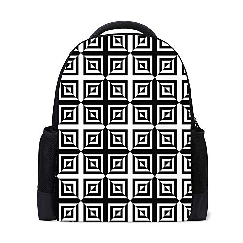 Sac à dos carré Chehong mixte | Idéal école et voyage