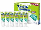 Squigle Tooth Builder SLS Free Toothpaste (Stops Tooth Sensitivity) Prevents Canker Sores, Cavities, Perioral Dermatitis, Bad Breath, Chapped Lips, 4 oz (24 Ounce (Pack of 6), Unflavored)
