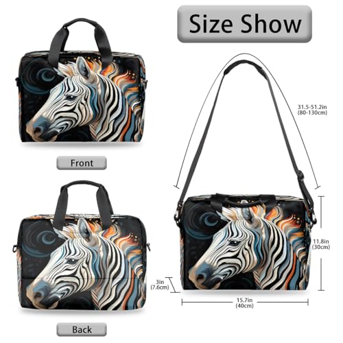 Maletín para portátil unisex 15.6-16 pulgadas resistente al agua miniatura 6