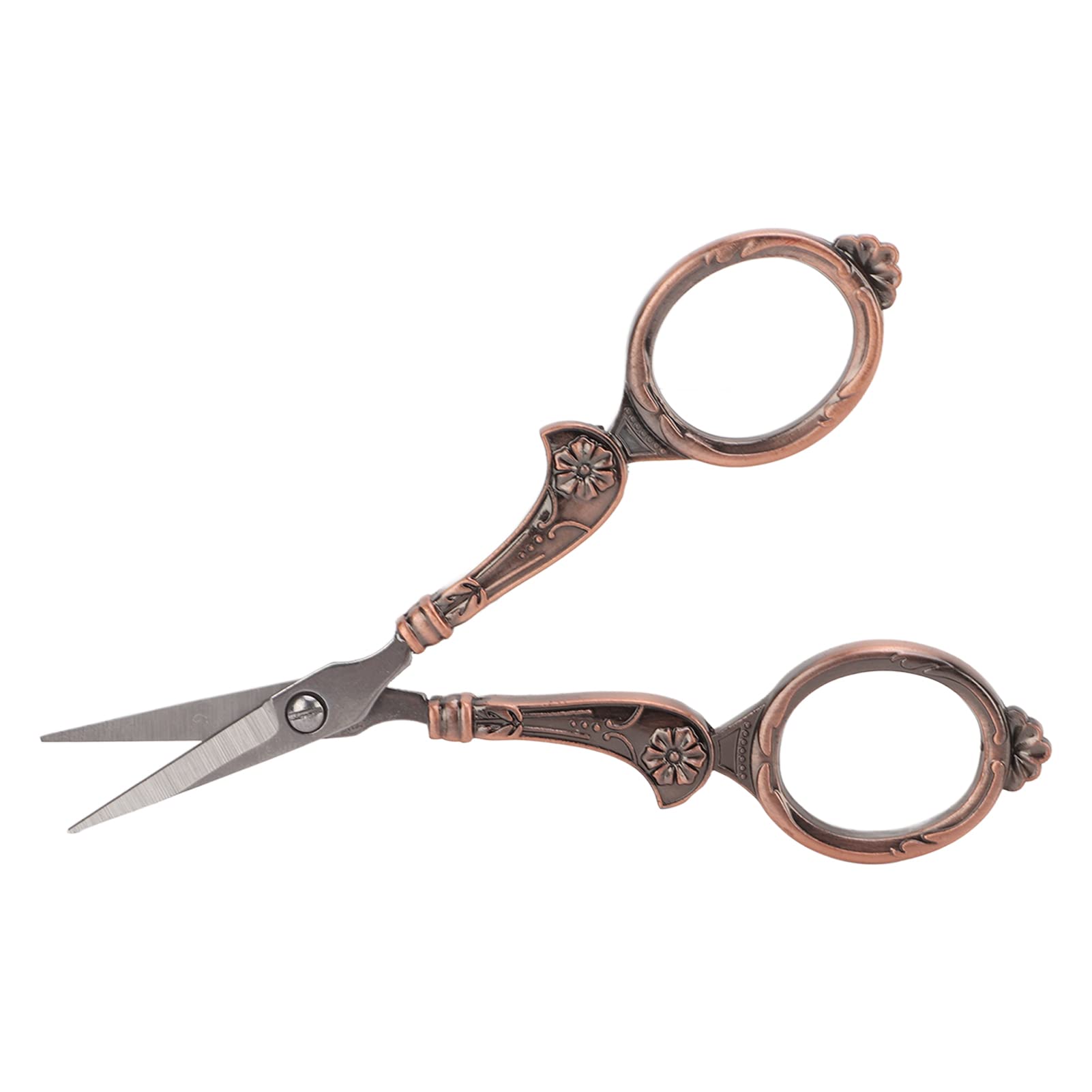FOUF 5-teiliges Stickscheren-Set, Europäisches Antikes Vintage-Nähset, Komplettes Vintage-Nähwerkzeug mit Stickschere, Originaletui, Nähnadeletui, Ahle Zum Nähen, Basteln, Handarbeiten