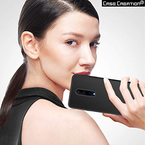 Image of Case Creation Luxurious OG Series for Oneplus 7 Pro Case Cover,Anti-Dirty Slim Case Frosted Matte Cute Candy TPU Raised Bezel (Splash of Color) Back Cover for Oneplus 7 Pro -Black