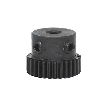 Bevel Gear Pinion Hardware Mechanical Mod 0.5 32T Spur Gear Bore 5 6 8mm Steel Blackening Transmission Gears 0.5 Module 32 Tooth Pinion DIY Accessories8mm