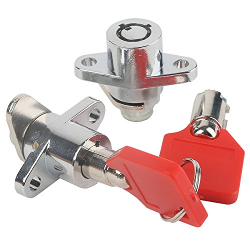 SLMOTO juego de cerraduras de 2 llaves para maletero rígido compatible con Harley Davidson Touring 1993-2013 miniatura 4