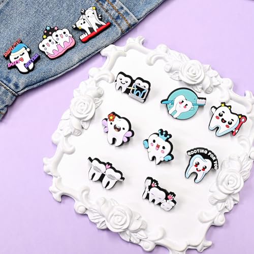 Image of Cute Pins Bulk, Funny Lapel Badge Pins Rubber Brooch Pins for Backpacks, Hats, Bags